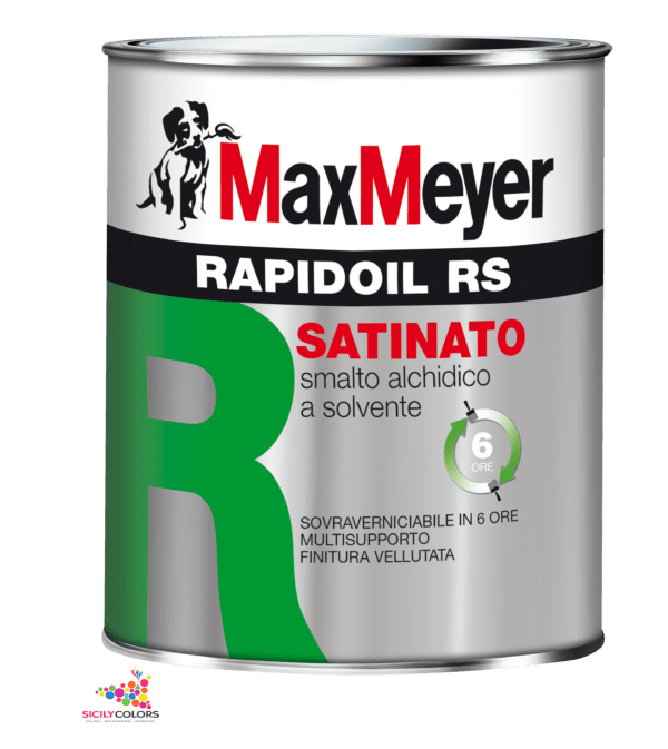 RAPIDOIL HS SATINATO – MAX MEYER – Smalto satinato per interni ed esterni